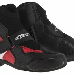 Alpinestars SMX-1 R Vented Boots 7 Alpinestars SMX-1 R Vented Boots -Throtlynx Sales Store alpinestars boot smx1 r vnt black white red scaled