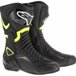 Track & Race Boots Alpinestars SMX 6 V2 Vented Boots -Throtlynx Sales Store alpinestars boot smx6 v2 vnt black yellow scaled
