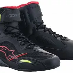 Short Boots & Shoes Alpinestars Faster 3 Rideknit Shoes -Throtlynx Sales Store alpinestars faster3 rideknit shoes black red yellow fluo scaled
