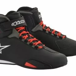 Short Boots & Shoes Alpinestars Sektor Shoes -Throtlynx Sales Store alpinestars sektor shoes black grey red