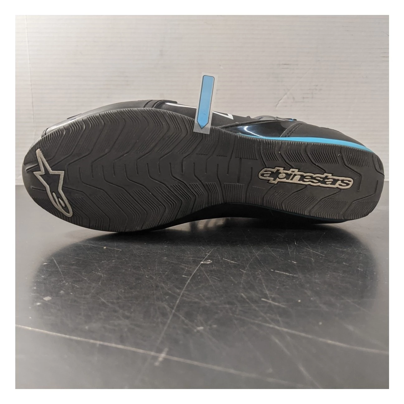 Women Who Ride Alpinestars Stella Faster 3 Shoes Black/Grey/Ocean / 10 [Demo - Good] - Image 11
