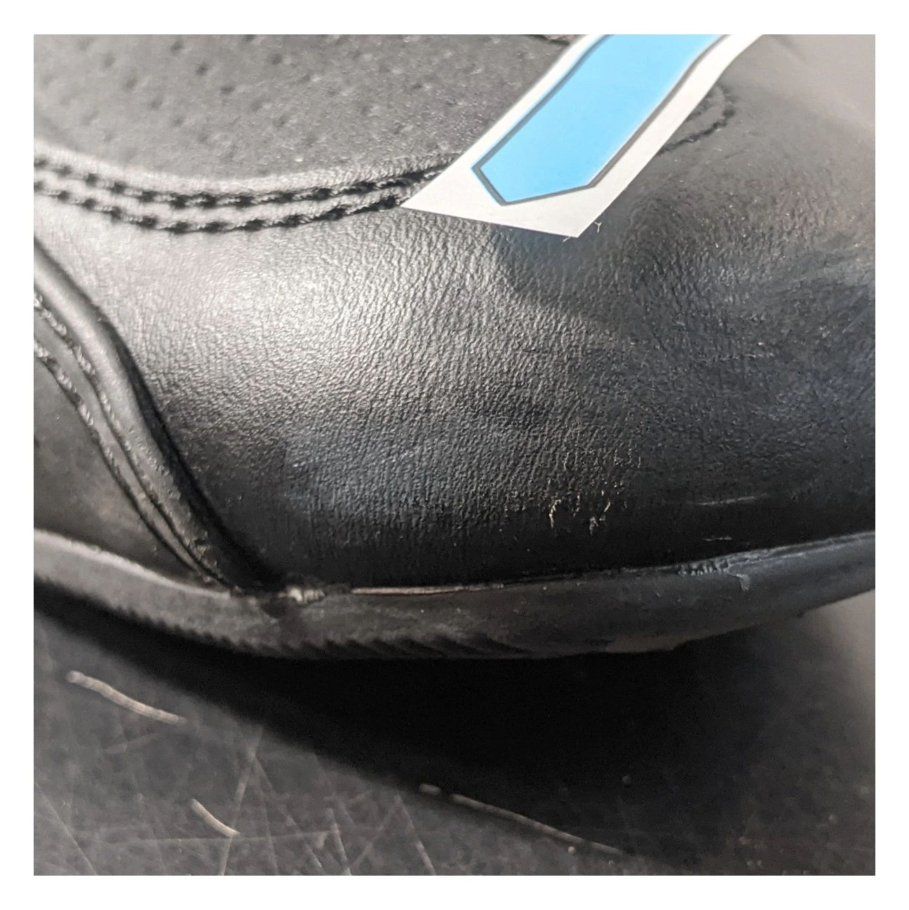 Women Who Ride Alpinestars Stella Faster 3 Shoes Black/Grey/Ocean / 10 [Demo - Good] - Image 6