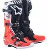 Dirt Bike Boots Alpinestars Tech 10 Angel LE Boots (9) -Throtlynx Sales Store alpinestars tech10 angel le boots black red white