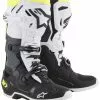Dirt Bike Boots Alpinestars Tech 10 Boots (8,14) -Throtlynx Sales Store alpinestars tech10 boots black white fluo yellow scaled