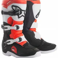 Dirt Bike Boots Alpinestars Kids Tech 3S Boots -Throtlynx Sales Store alpinestars youth tech3 s boots black white red 1 scaled