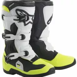 Dirt Bike Boots Alpinestars Kids Tech 3S Boots -Throtlynx Sales Store alpinestars youth tech3 s boots black white yellow 4 scaled