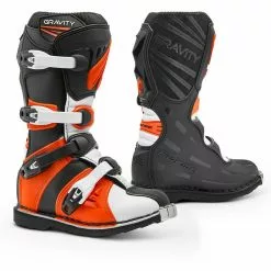 Forma Boots Dirt Bike Boots Forma Youth Gravity Boots -Throtlynx Sales Store forma gravity youth boots black white 1