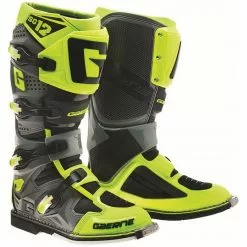 Dirt Bike Boots Gaerne SG-12 Boots -Throtlynx Sales Store gaerne sg12 boots neon yellow black
