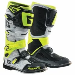 Dirt Bike Boots Gaerne SG-12 Boots -Throtlynx Sales Store gaerne sg12 grey blk neon grey hi viz yellow