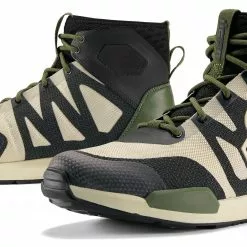 HD & Cruiser Boots Icon Hooligan Riding Shoes -Throtlynx Sales Store icon shoe hooligan green tan