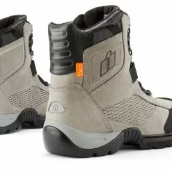 ADV/Touring Boots Icon Stormhawk Waterproof Boots -Throtlynx Sales Store icon stormhawk waterproof boots grey 1 scaled