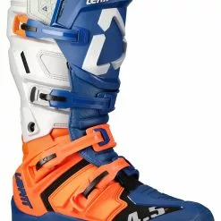 Dirt Bike Boots Leatt Moto 4.5 Enduro Boots -Throtlynx Sales Store leatt moto45 enduro boots orange blue white