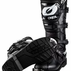 Dirt Bike Boots O'Neal Rider Pro Boots Black / 12 [Open Box] -Throtlynx Sales Store o neal rider pro boots black12 open box black 4