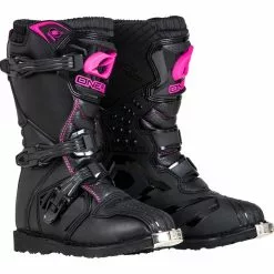 Dirt Bike Boots O'Neal Kid's Rider Boots -Throtlynx Sales Store o neal youth rider boots black pink 2
