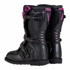 Dirt Bike Boots O'Neal Kid's Rider Boots -Throtlynx Sales Store o neal youth rider boots black pink 3