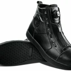 RSD Apparel HD & Cruiser Boots Roland Sands F@#k Luck Shoe -Throtlynx Sales Store roland sands punk race shoe black 2 scaled