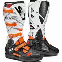 SIDI Boots Dirt Bike Boots SIDI Crossfire 3 SRS Boots -Throtlynx Sales Store sidi crossfire3 srs boots orange black white