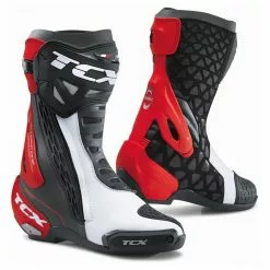 TCX Boots Track & Race Boots TCX RT-Race Boots -Throtlynx Sales Store tcx boots rt race black white red