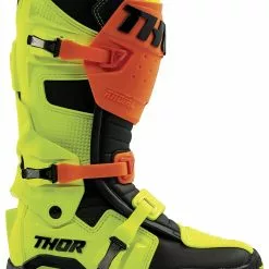 Dirt Bike Boots Thor Radial MX Boots -Throtlynx Sales Store thor radial mx boot flo orange flo yellow 1 scaled