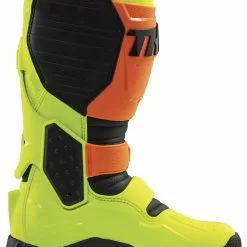 Dirt Bike Boots Thor Radial MX Boots -Throtlynx Sales Store thor radial mx boot flo orange flo yellow 2 scaled