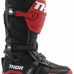 Dirt Bike Boots Thor Radial MX Boots -Throtlynx Sales Store thor radial mx boot red black 1 scaled